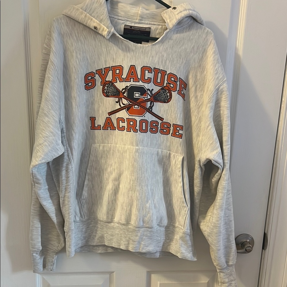Syracuse Lacrosse Gray Hoodie